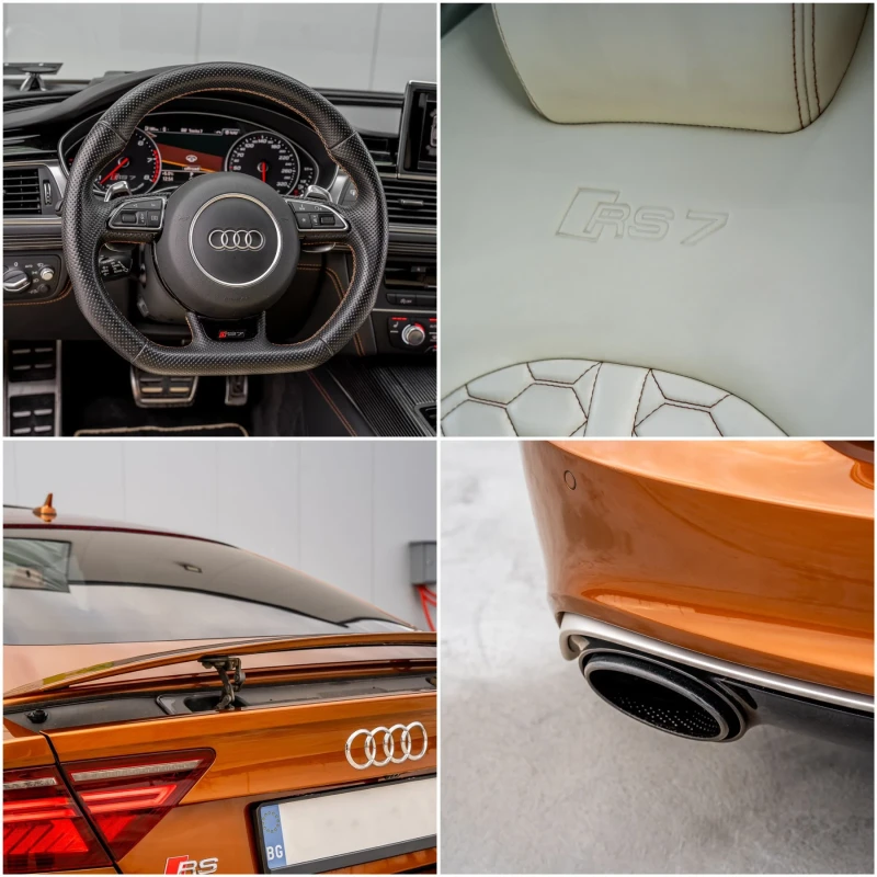 Audi Rs7 RS7 EXCLUSIVE  IPANEMA BROWN  ABT, снимка 9 - Автомобили и джипове - 48466216