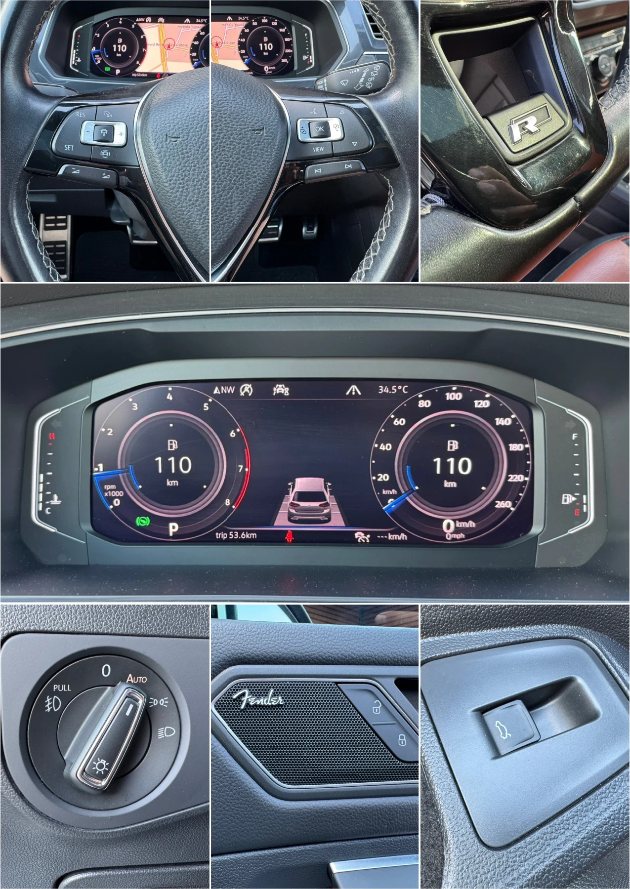 VW Tiguan 4Motion* R-line * DIGITAL* 6+ 1 Места* Лизинг, снимка 13 - Автомобили и джипове - 55086720
