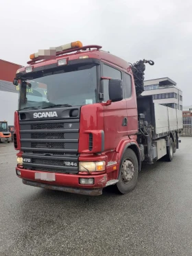 Scania R 470 6x2 с кран HIAB 288 E7 HIPRO + ръчно удължен, снимка 1