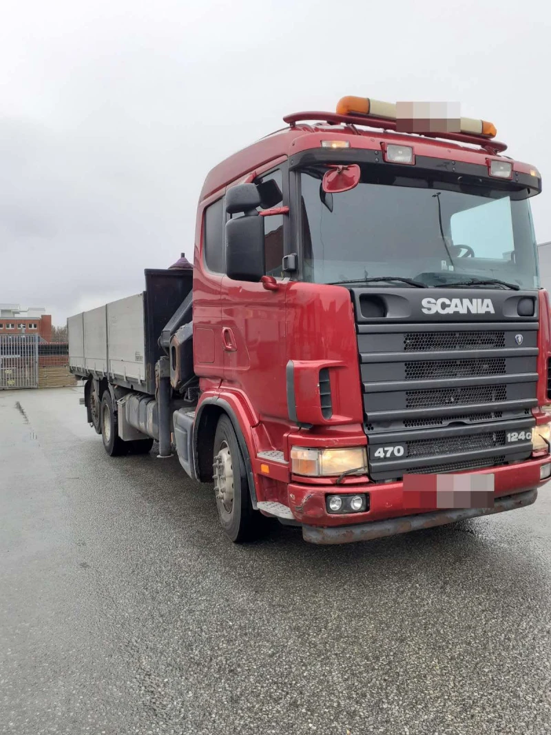 Scania R 470 6x2 с кран HIAB 288 E7 HIPRO + ръчно удължен, снимка 2 - Камиони - 47458150