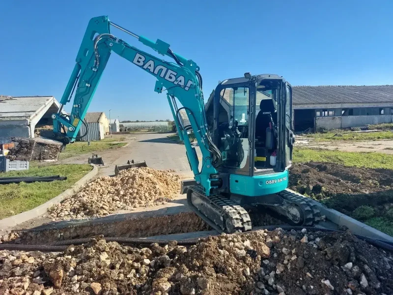 Багер Kobelco SK 34 ЛИЗИНГ, снимка 1 - Индустриална техника - 49566732