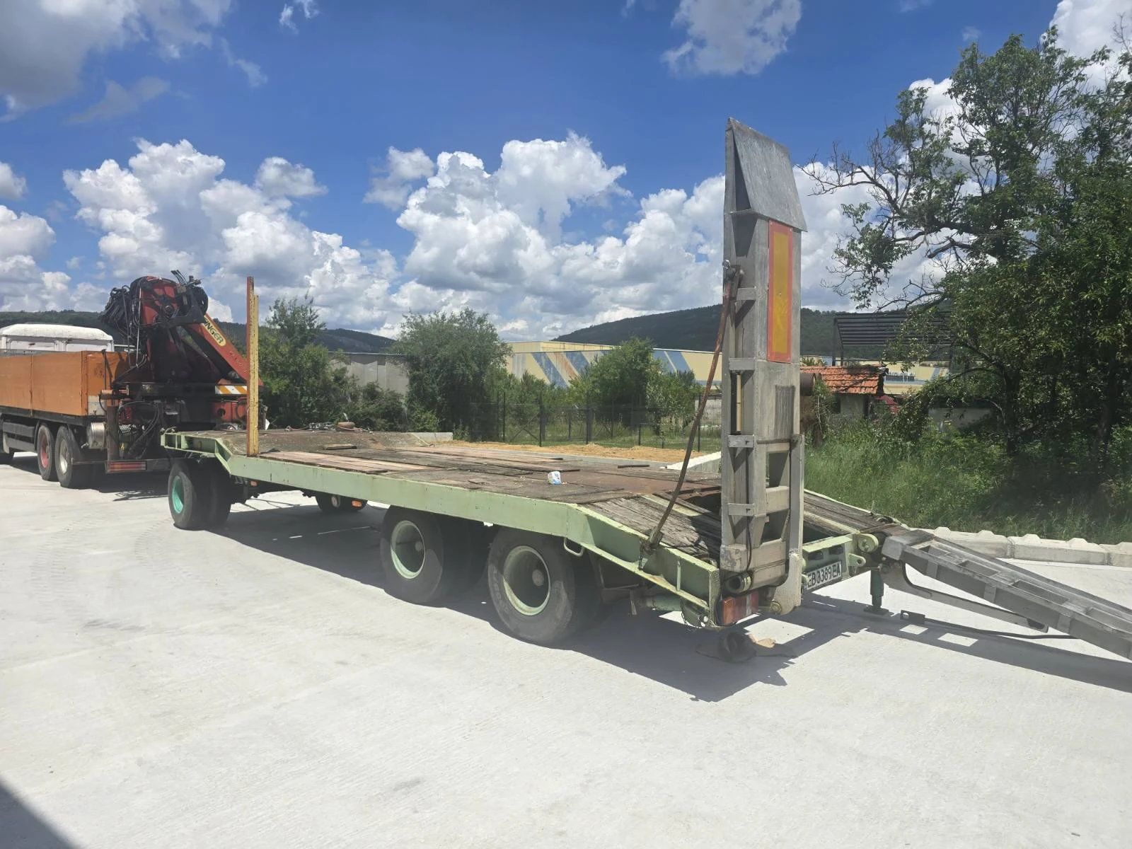 За камион Goldhofer MTLA 25 T