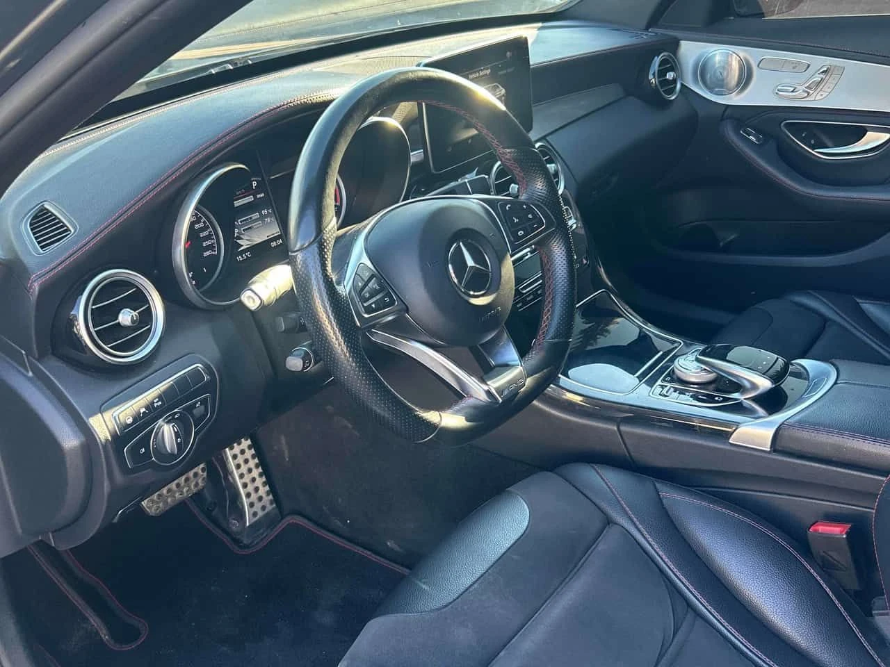 Mercedes-Benz C 43 AMG BURMESTER/ПАНОРАМА/CARFAX, снимка 7 - Автомобили и джипове - 55006875
