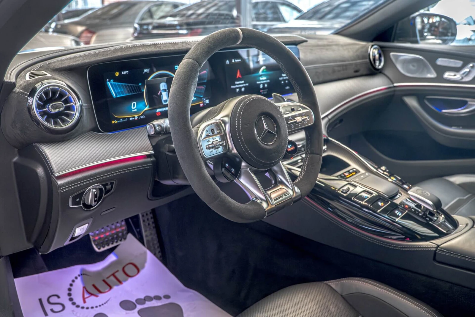 Mercedes-Benz AMG GT 63S/4Matic/Burmester/Камера/AMG Ride Control+ /Amb, снимка 7 - Автомобили и джипове - 55021397