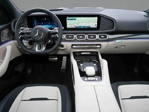 Mercedes-Benz GLS 63 AMG 4Matic+ = Night Package = Carbon Гаранция, снимка 5 - Автомобили и джипове - 53779807