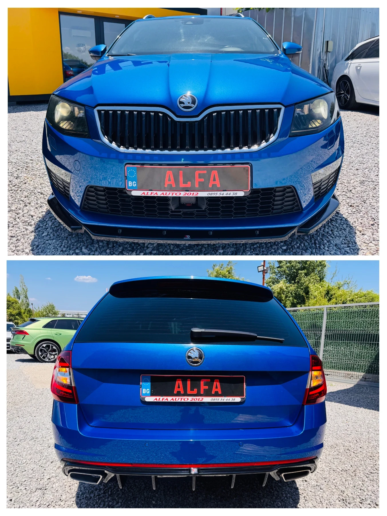 Skoda Octavia VRS/2.0d/CarPLAY/ДИСТРОНИК+ WAZE/СИНЯ ПЕРЛА/// - изображение 10