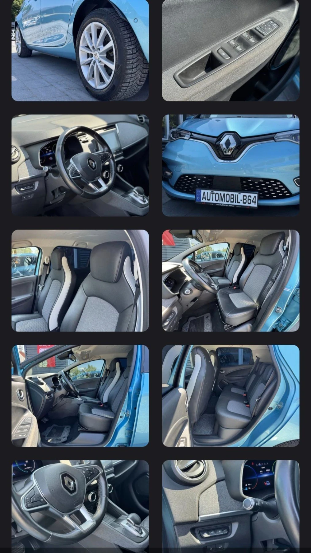 Renault Zoe R135 INTENS CCS подгрев , снимка 10 - Автомобили и джипове - 55648661