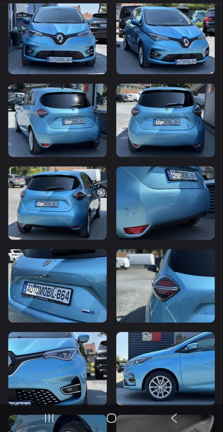 Renault Zoe R135 INTENS CCS подгрев , снимка 9 - Автомобили и джипове - 55648661