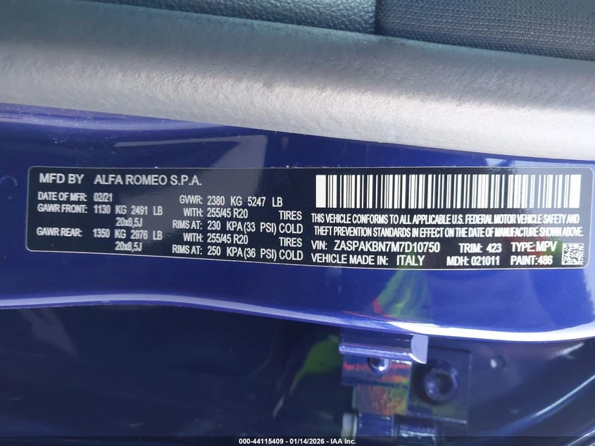 Alfa Romeo Stelvio Ti Sport Awd, снимка 9 - Автомобили и джипове - 53715680