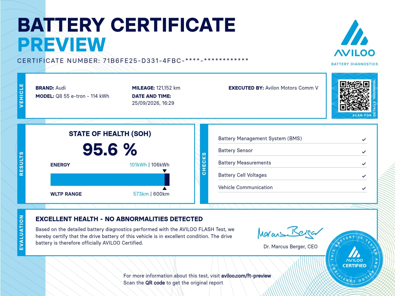 Audi Q8 etron 55 quattro Pano Cam Leather LED Navi 95% SoH | Mobile.bg � ����������� 15