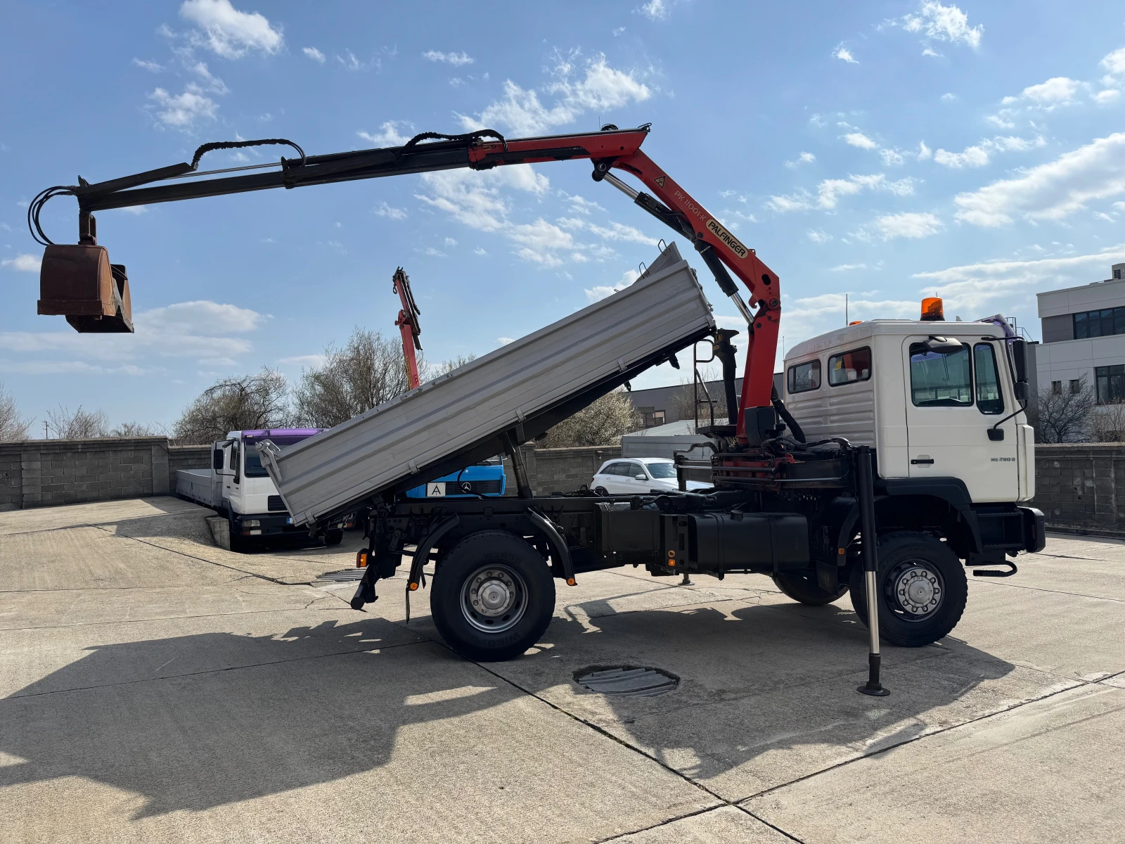 Man 18 18.280 , Palfinger 11001 , 4x4, снимка 5 - Камиони - 53631901