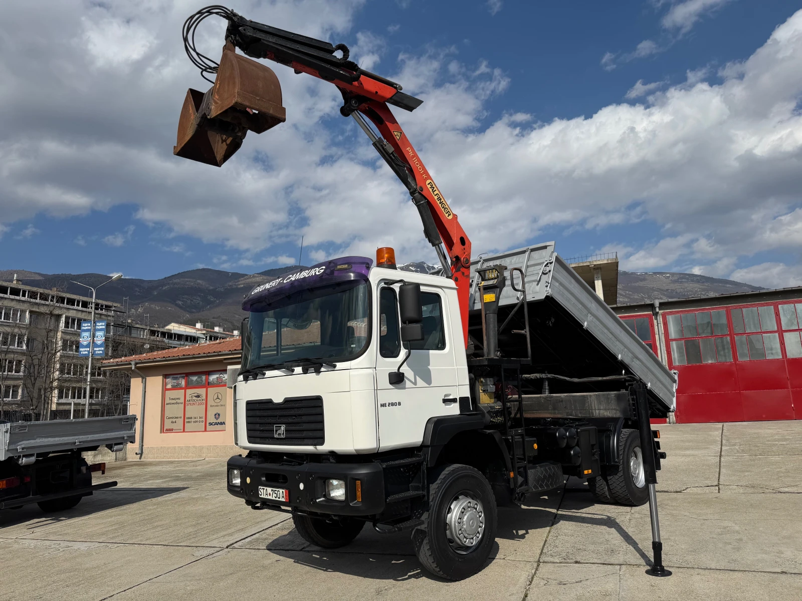 Man 18 18.280 , Palfinger 11001 , 4x4, снимка 11 - Камиони - 53631901