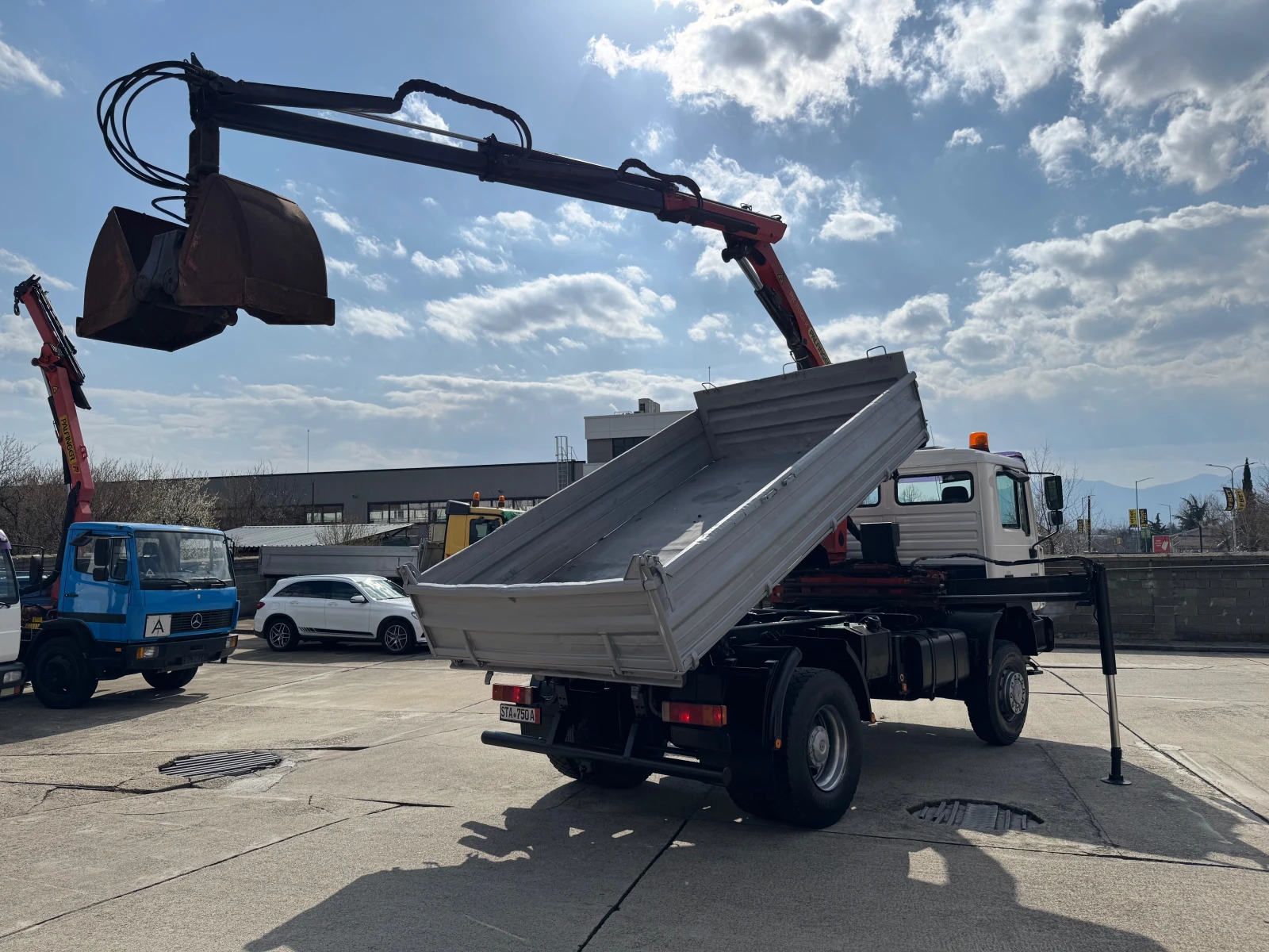 Man 18 18.280 , Palfinger 11001 , 4x4, снимка 4 - Камиони - 53631901