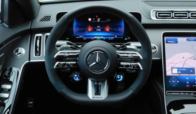 Mercedes-Benz S 63 AMG E-PERF./791HP/PANO/DISTR/360/BURM/FRIDGE/ACC/827f, снимка 8 - Автомобили и джипове - 52037794