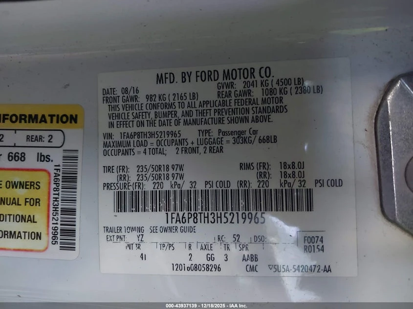 Ford Mustang 2.3l Ecoboost, снимка 9 - Автомобили и джипове - 53907606