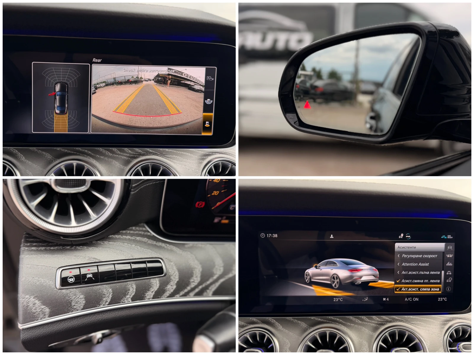 Mercedes-Benz CLS 350 d= 4Matic= 63 AMG= Distronic= Burmester= Камера= , снимка 16 - Автомобили и джипове - 54947187