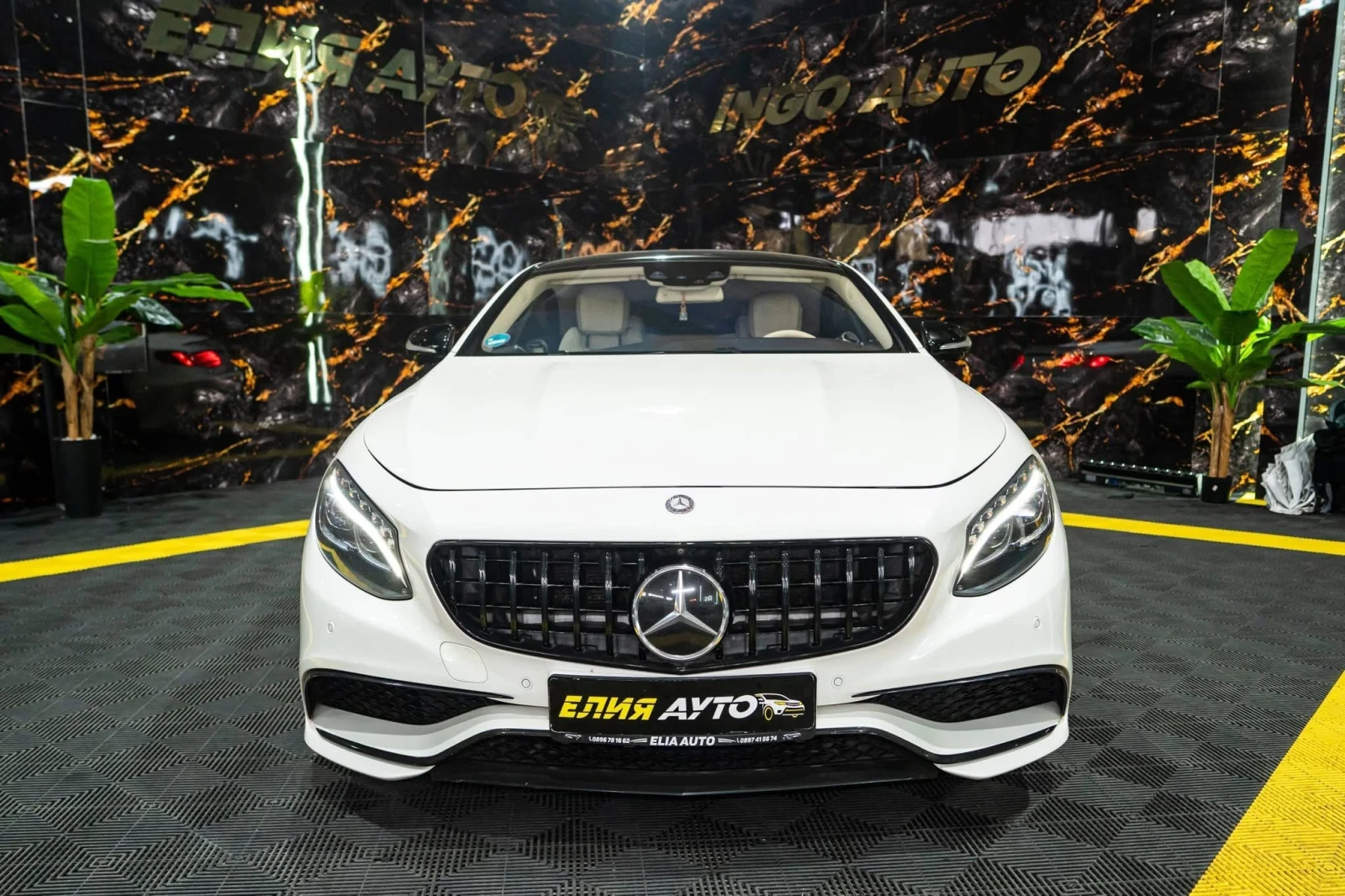 Mercedes-Benz S 63 AMG V8 BITURBO LED SWAROVSKI ПАНО BURM ЛИЗИНГ 100%, снимка 3 - Автомобили и джипове - 55860766