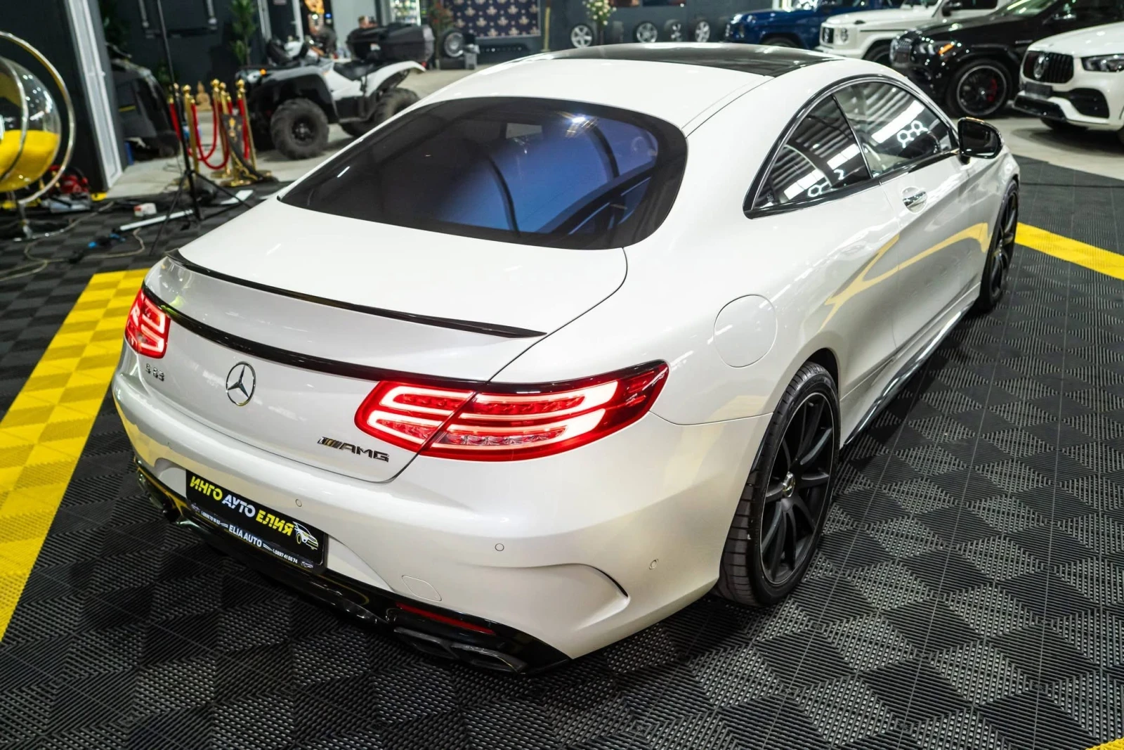Mercedes-Benz S 63 AMG V8 BITURBO LED SWAROVSKI ПАНО BURM ЛИЗИНГ 100%, снимка 10 - Автомобили и джипове - 55860766