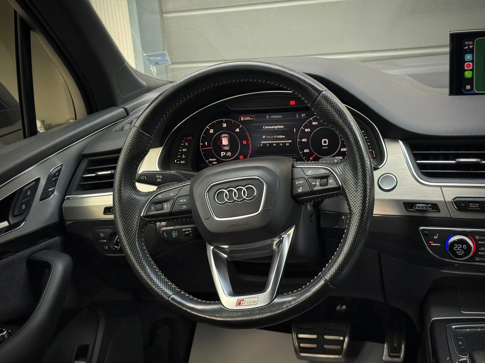 Audi Q7 * SLine* FullMax* 6+ 1* LaneAssist* Side Assist* , снимка 10 - Автомобили и джипове - 54659412