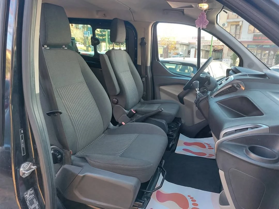 Ford Transit Custom 2.2TDCI* 6-SPEED, снимка 7 - Бусове и автобуси - 53910060