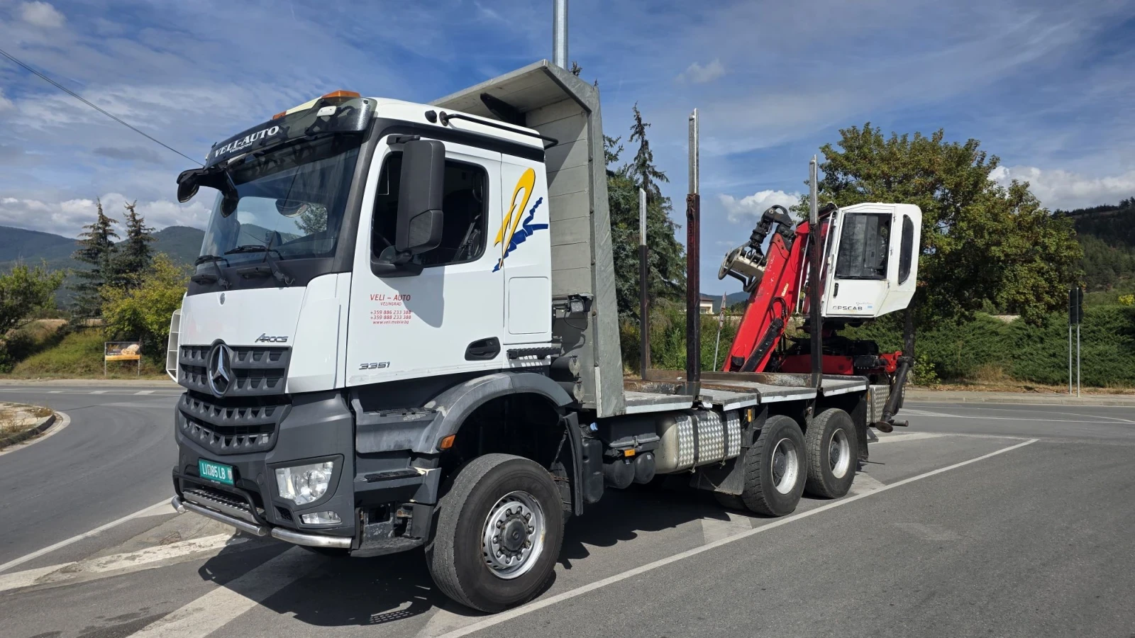 Mercedes-Benz Arocs 33 51 EURO 6 6X6 Целият на ресьор