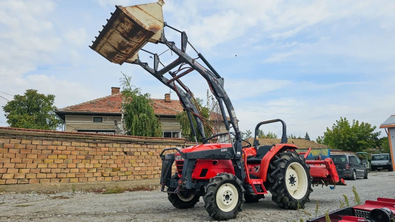 Трактор Yanmar AF30 с челен товарач, 4x4, 30 кс., АграБГ Джолев, снимка 1 - Селскостопанска техника - 5227315