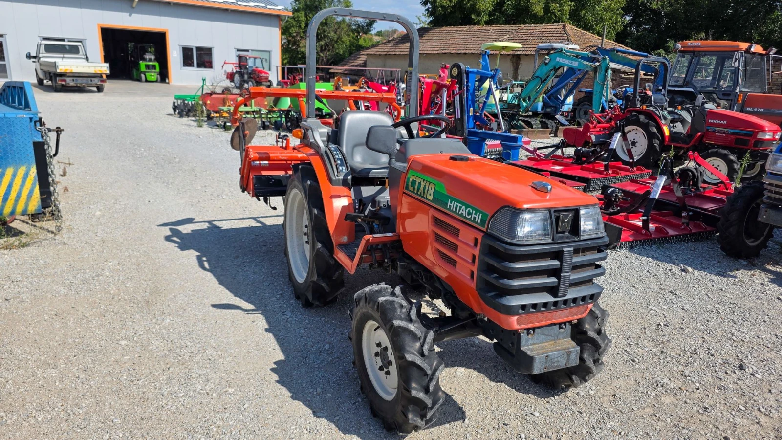 Трактор Kubota GB180 (CTX18) с фреза, 4х4, 18 кс, АграБГ Джолев, снимка 7 - Селскостопанска техника - 5227315