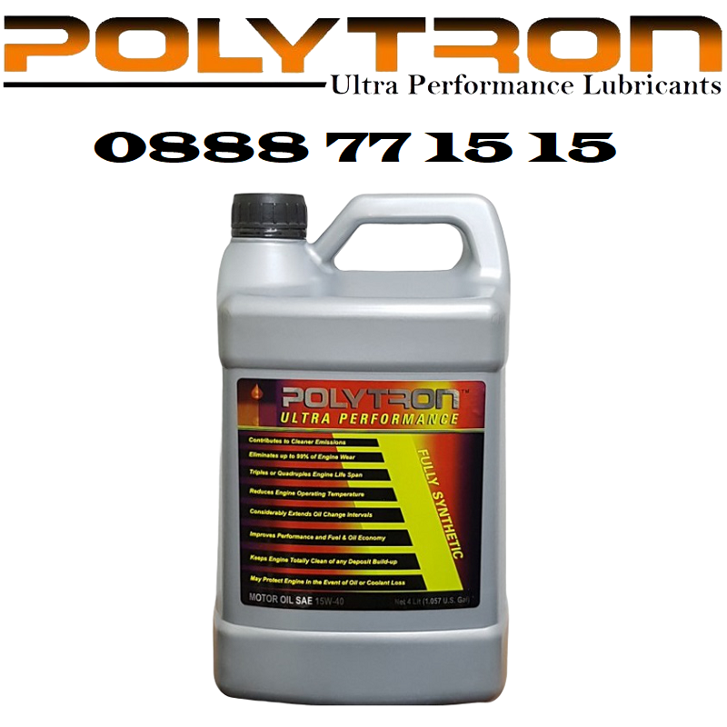 POLYTRON SAE 15W40 - Полусинтетично моторно масло - интервал на смяна 25 000км., снимка 2 - Части - 35902490