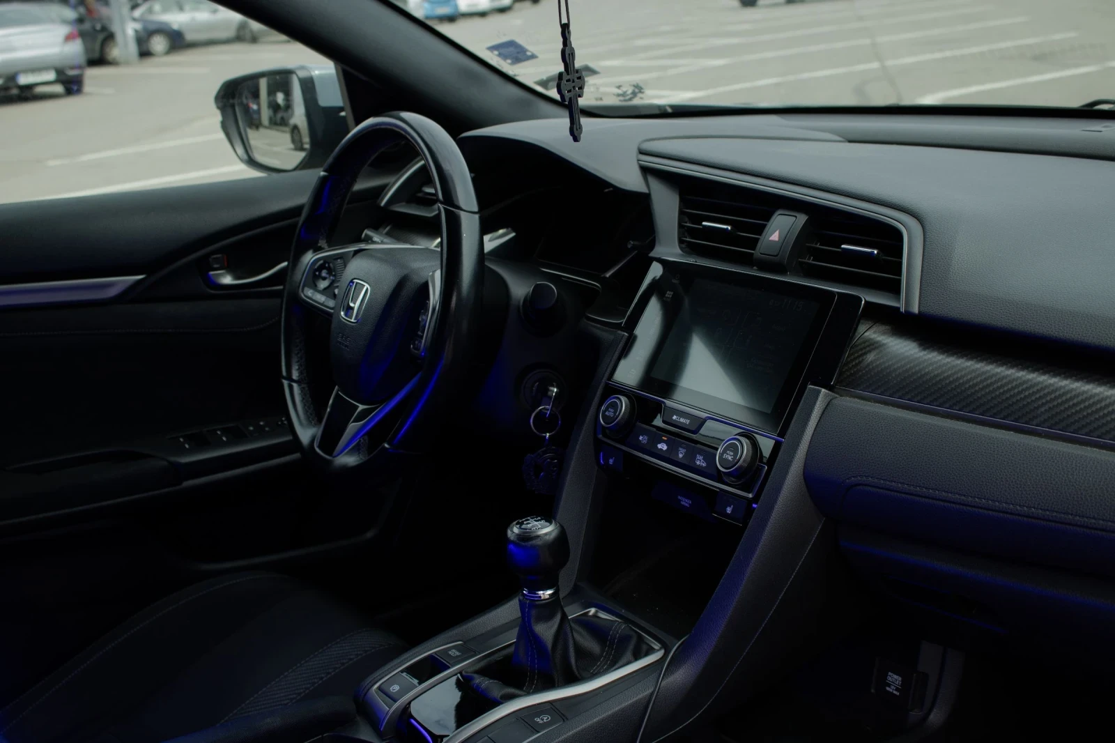Honda Civic 1.5i TURBO-SPORT/FULL NAVI/БЕЗ ЩЕТИ - изображение 10