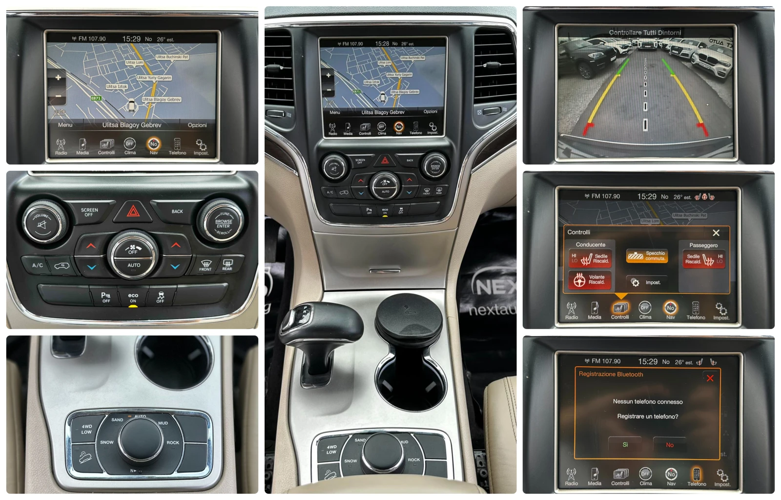 Jeep Grand cherokee 3.0D 250HP 4X4 LIMITED CAMERA EU5B, снимка 15 - Автомобили и джипове - 55664175