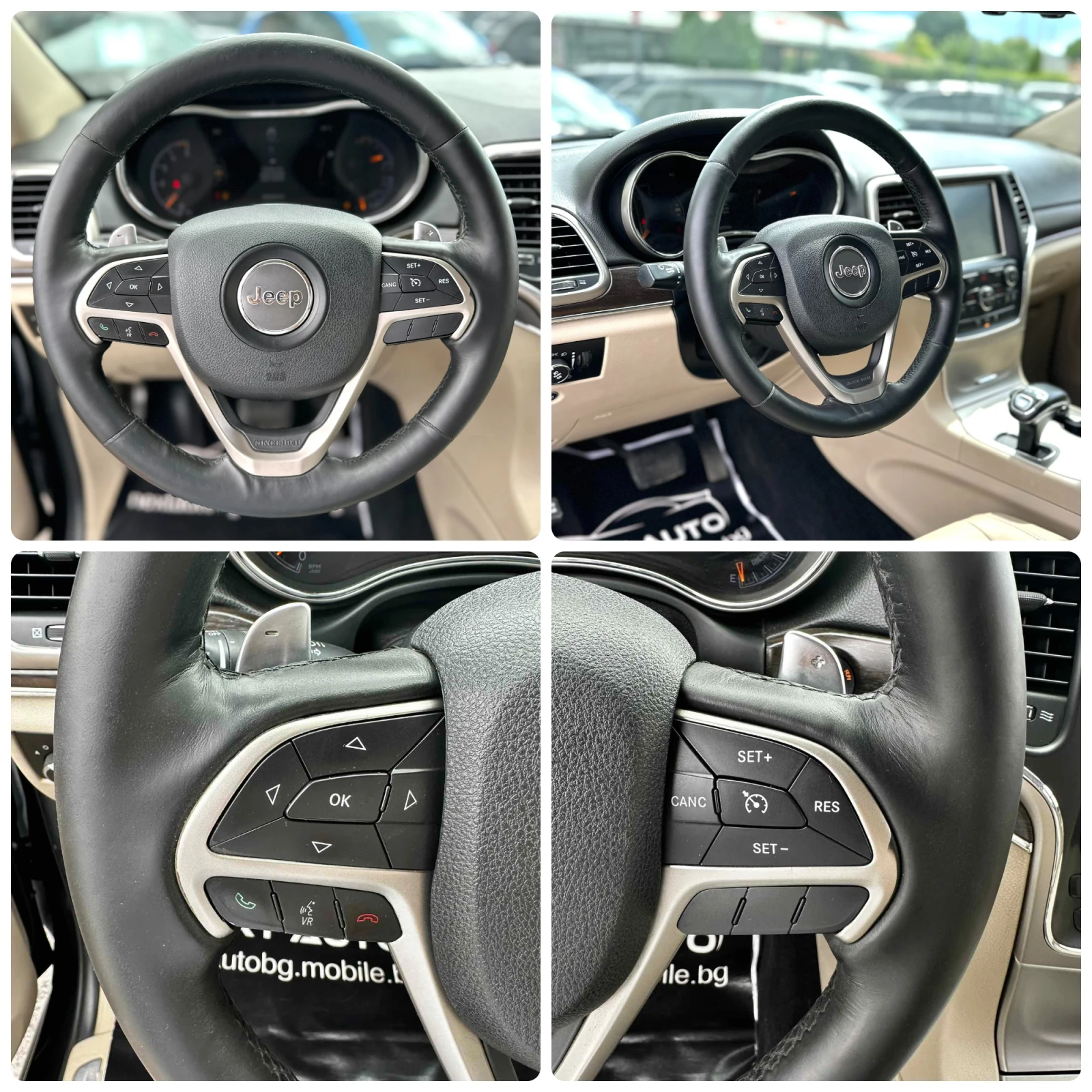 Jeep Grand cherokee 3.0D 250HP 4X4 LIMITED CAMERA EU5B, снимка 14 - Автомобили и джипове - 55664175