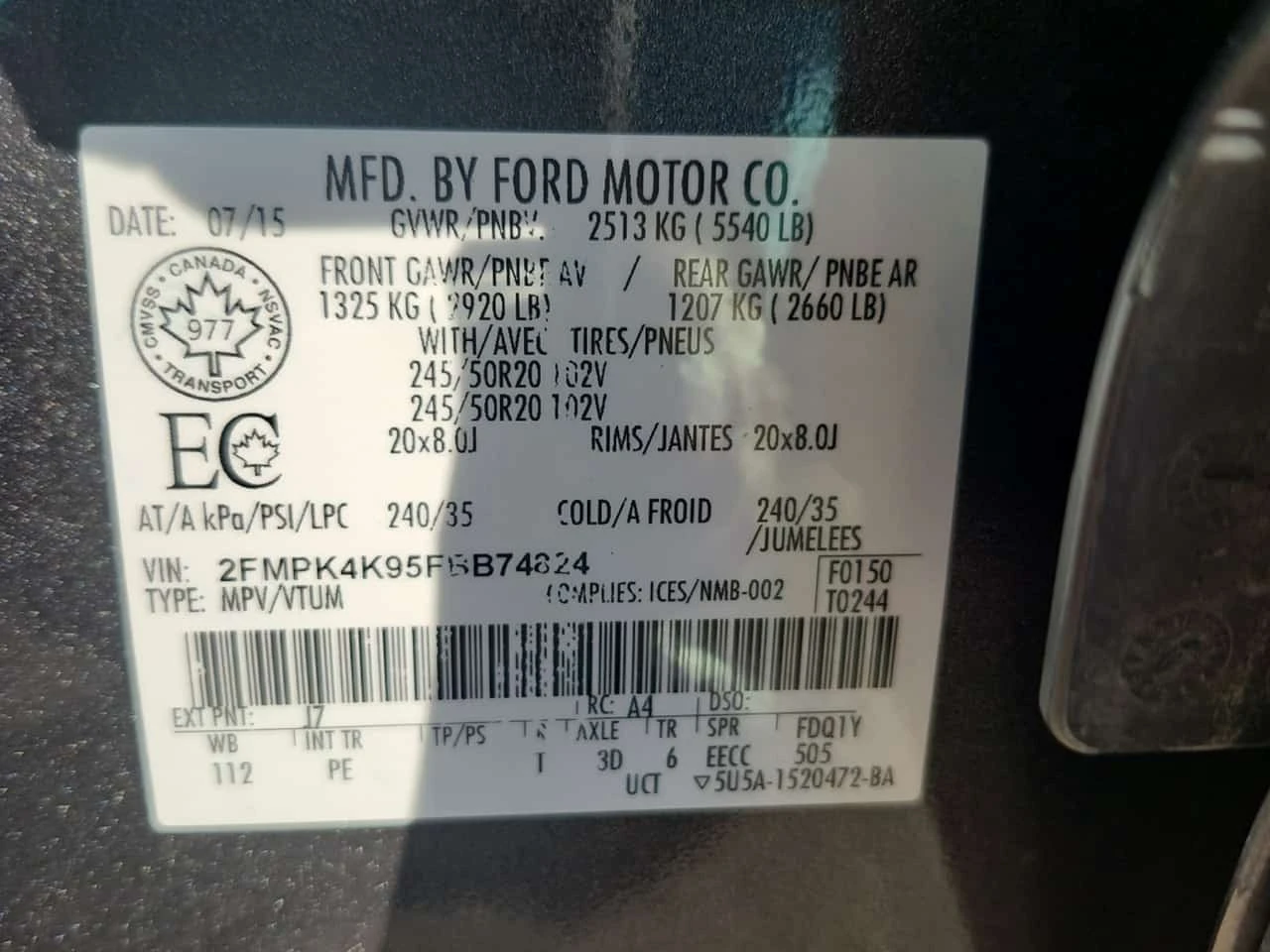 Ford Edge * 4dr Awd Titanium * CARFAX * , снимка 15 - Автомобили и джипове - 56621714