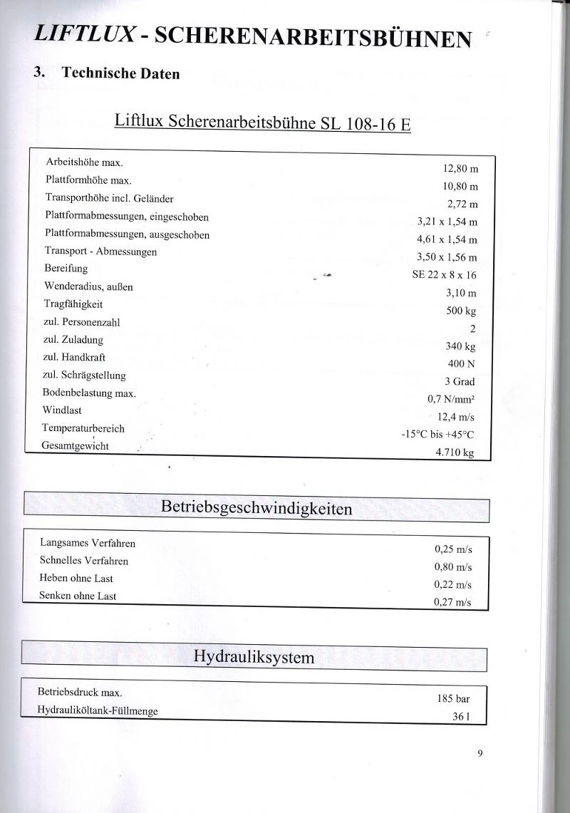 Автовишка Друга марка Liftlux SL108-16, снимка 15 - Индустриална техника - 15714090