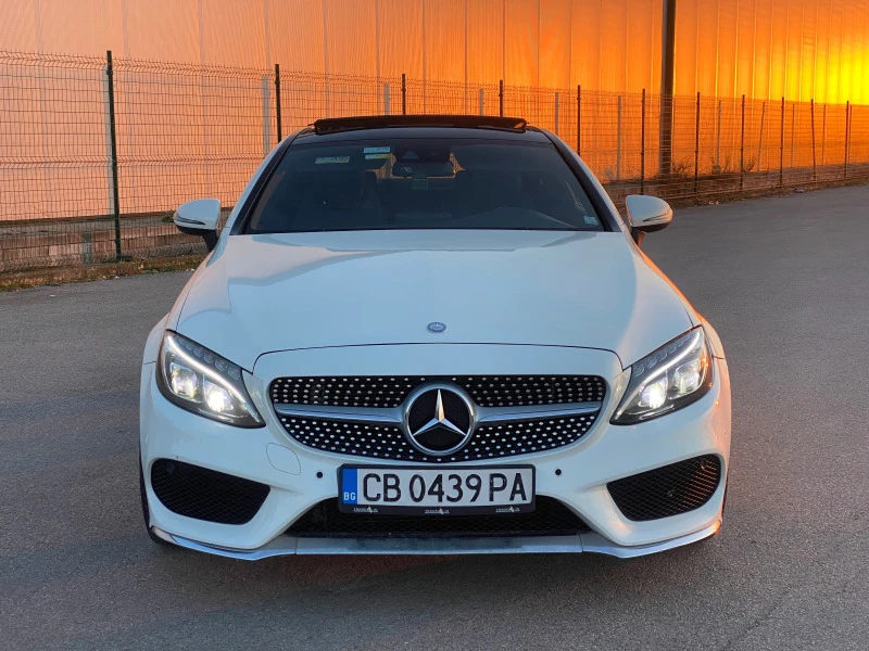 Mercedes-Benz C 220 AMG / ПАНОРАМА / КАМЕРА / КАРБОН, снимка 1 - Автомобили и джипове - 45682265