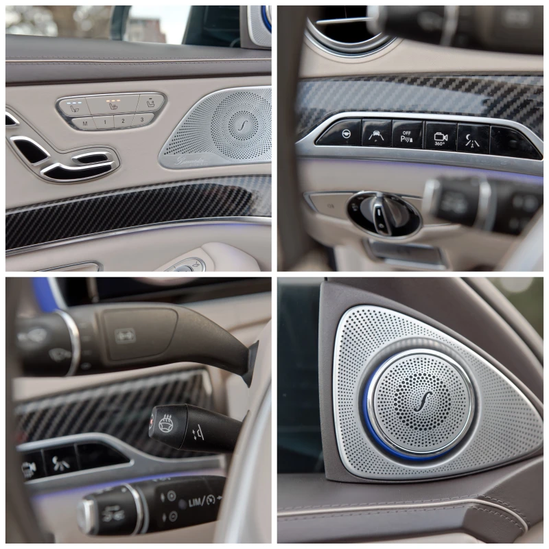 Mercedes-Benz S 63 AMG LONG * 4x4* Designo, снимка 17 - Автомобили и джипове - 53562632