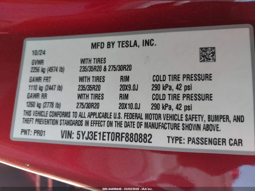 Tesla Model 3 Performance AWD * Крайна цена до ББГ* , снимка 10 - Автомобили и джипове - 54172446