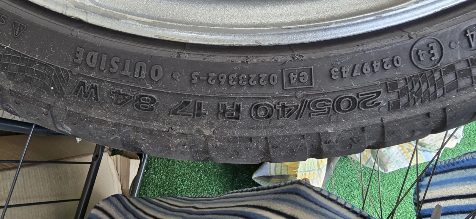 Гуми с джанти Continental 205/40R17, снимка 2 - Гуми и джанти - 53818443