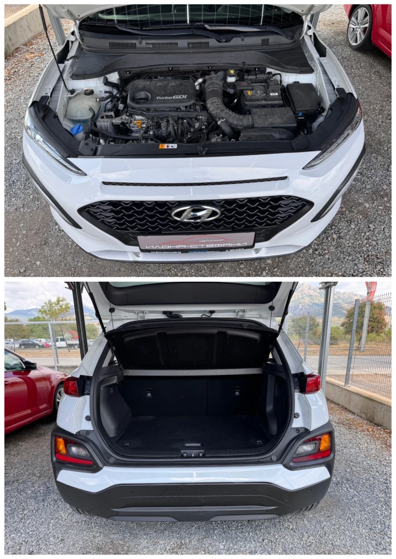 Hyundai Kona 1.0GDI TURBO* 73хил.км* ОБСЛУЖЕН* КАМЕРА* LANE ASS, снимка 17 - Автомобили и джипове - 51461600