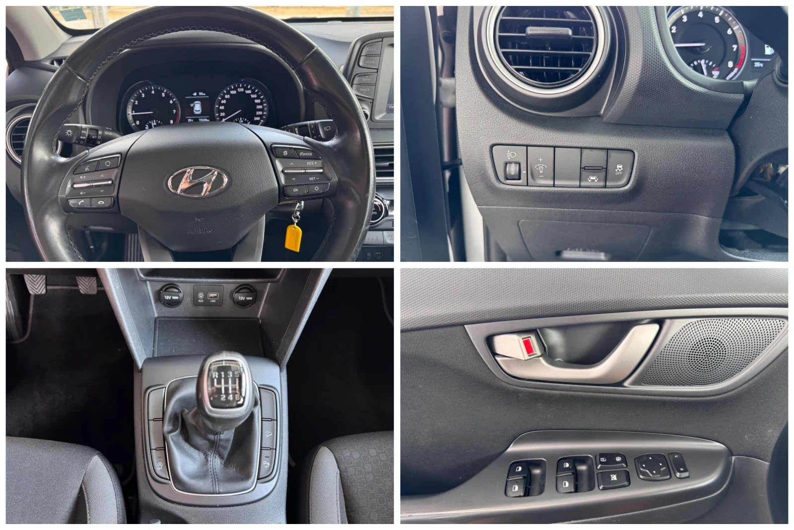 Hyundai Kona 1.0GDI TURBO* 73хил.км* ОБСЛУЖЕН* КАМЕРА* LANE ASS | Mobile.bg — изображение 16