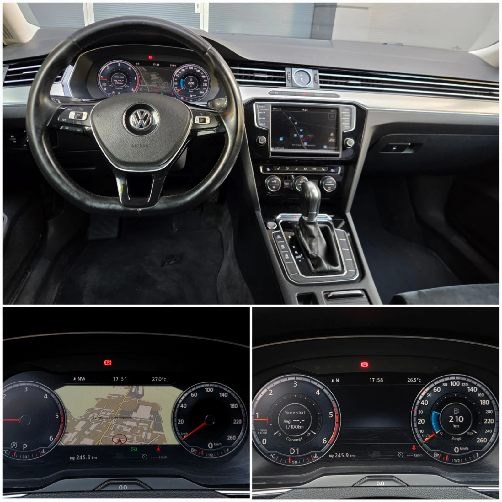 VW Passat 2.0 TDI DSG * Digital * Highline * LED 240 к.с., снимка 8 - Автомобили и джипове - 56087224