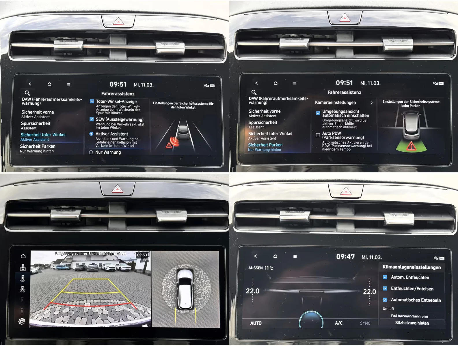 Hyundai Tucson 1.6PHEV/265HP/PRIME/4X4/360/LED/ACC/KRELL/MEM/181z, снимка 15 - Автомобили и джипове - 53894172