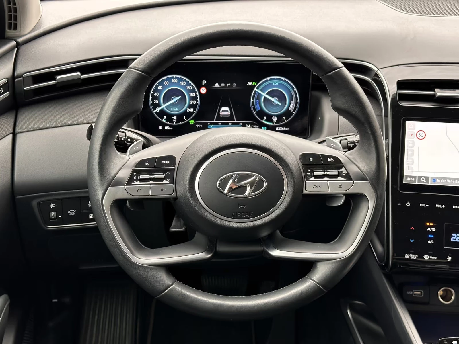 Hyundai Tucson 1.6PHEV/265HP/PRIME/4X4/360/LED/ACC/KRELL/MEM/181z, снимка 10 - Автомобили и джипове - 53894172