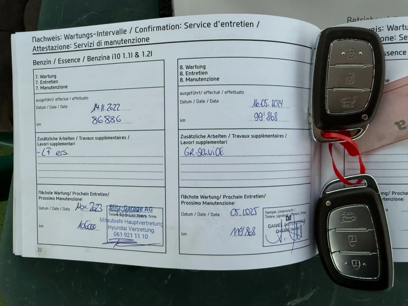 Hyundai I10 1.2i Vertex Швейцария, снимка 15 - Автомобили и джипове - 51430506