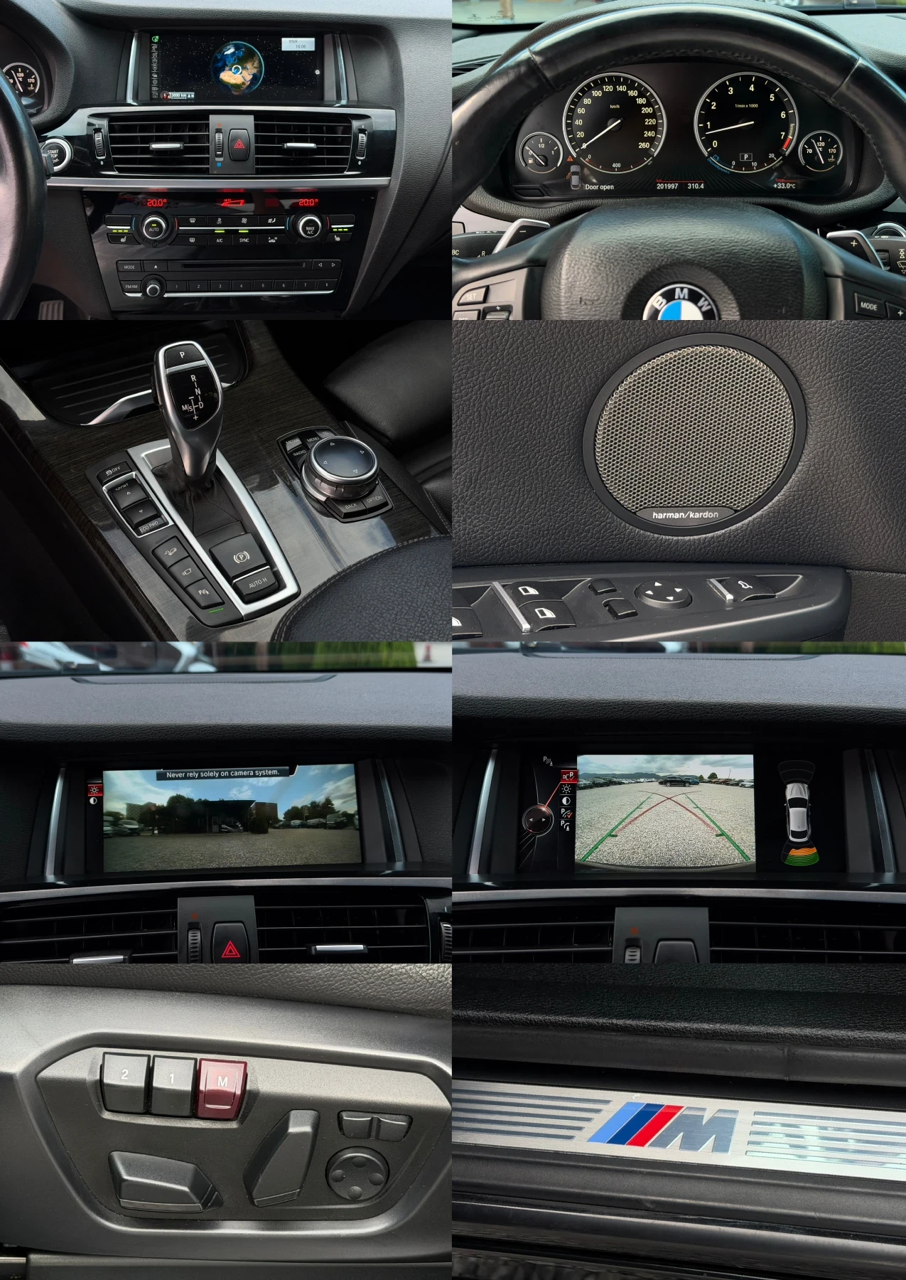 BMW X4 3.5i 306к.с * М-Пакет* * Led* * Камери* , снимка 17 - Автомобили и джипове - 55873332