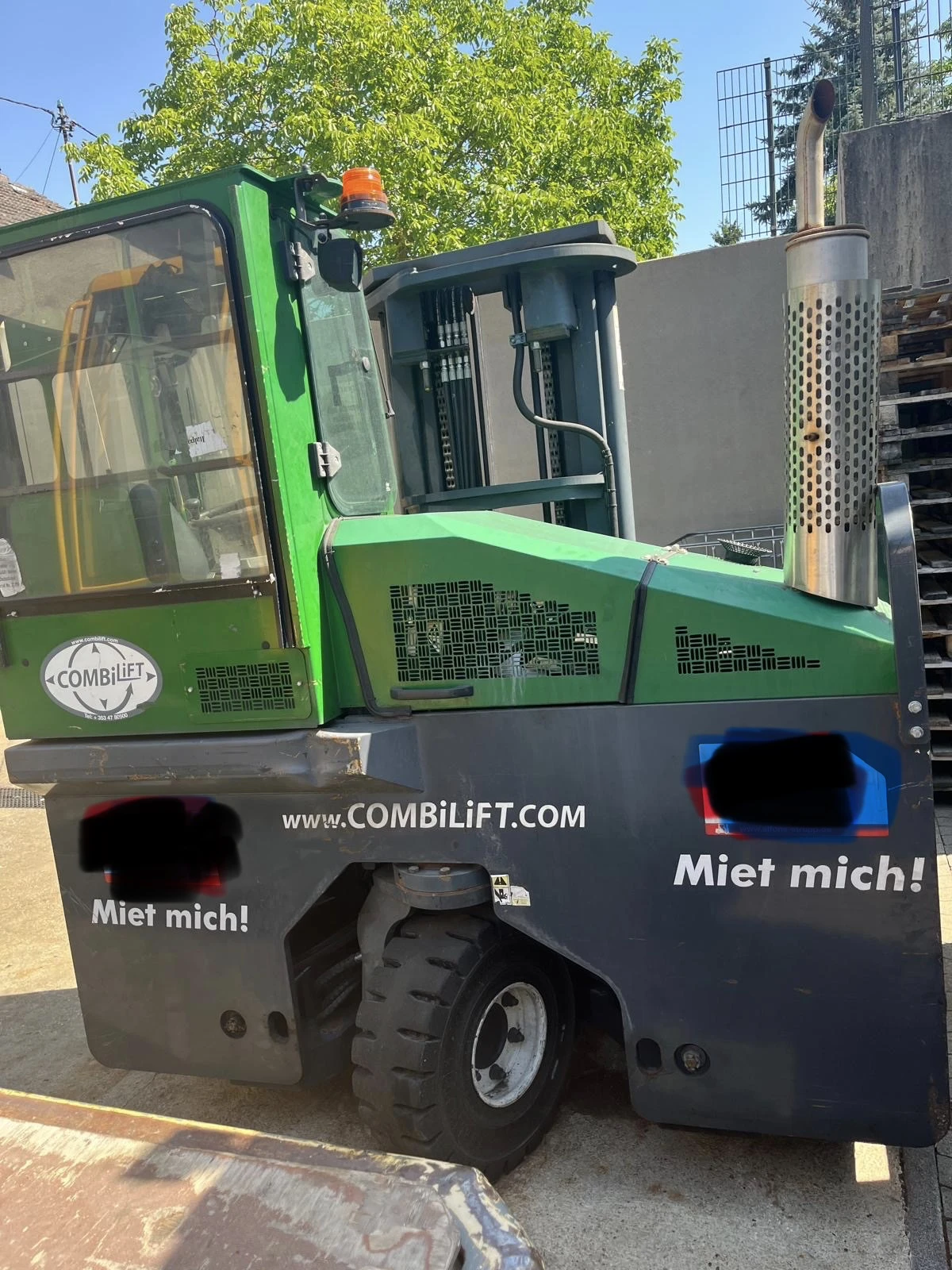 Мотокар Combilift С4000 Triplex. Позиционер4х4  изравнител 