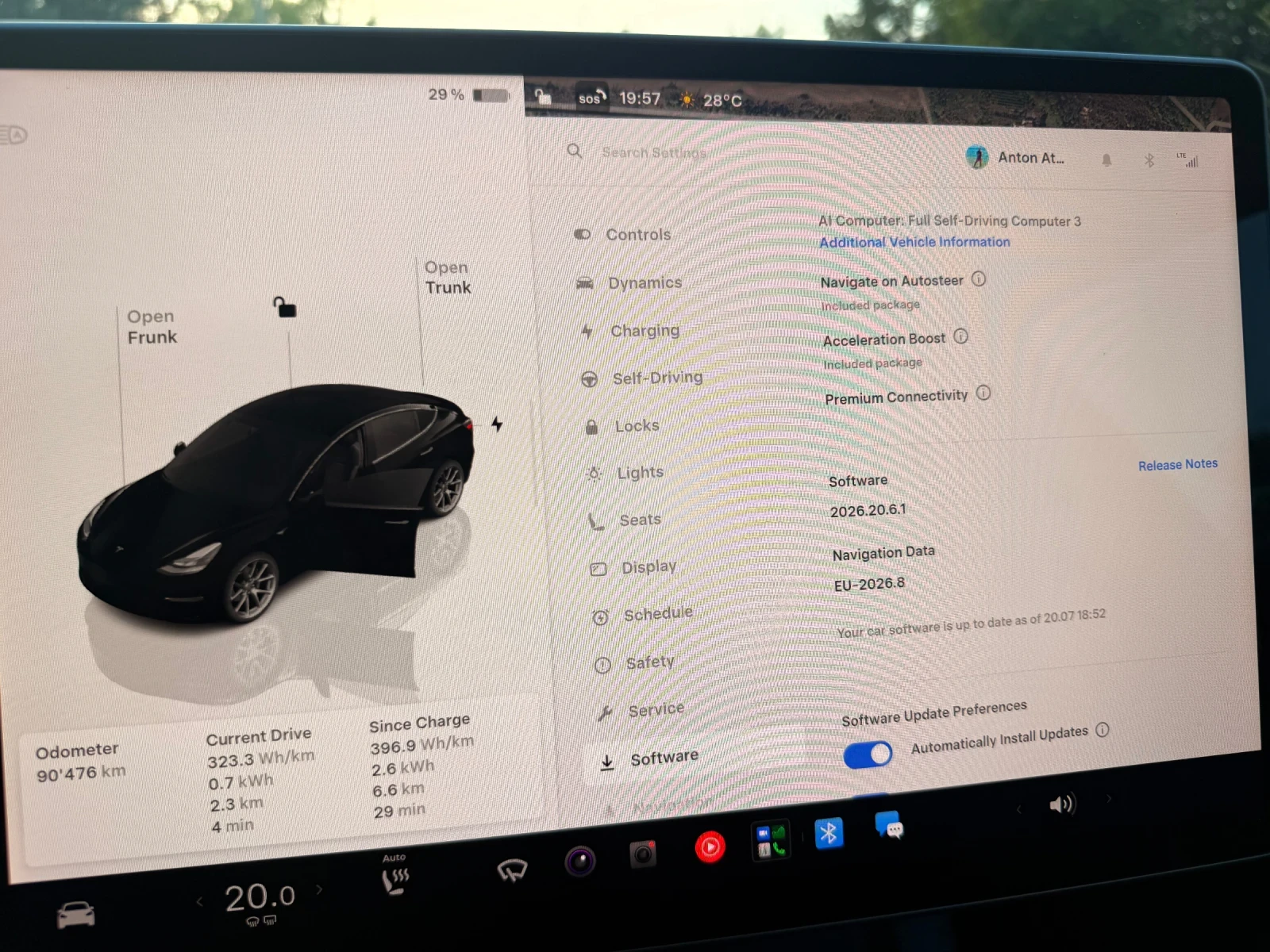 Tesla Model 3 Long Range Dual Motor ГАРАНЦИЯ, снимка 8 - Автомобили и джипове - 55354325