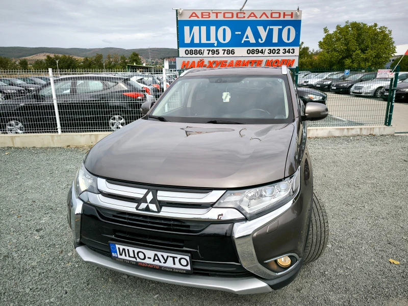 Mitsubishi Outlander 2, 2 -150k.c.АВТОМАТ-4X4-7места, НАВИ, LED, ЕВРО 6, снимка 1 - Автомобили и джипове - 47199653