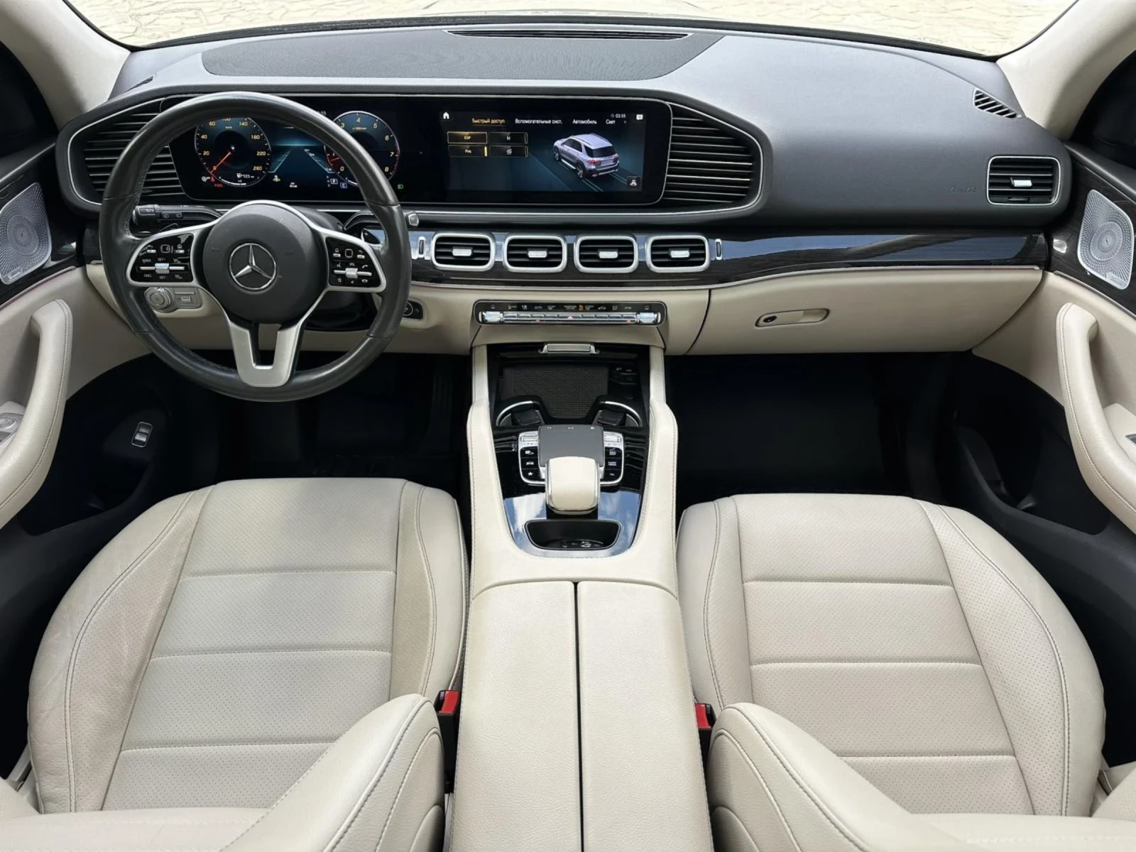 Mercedes-Benz GLE 350 4MATIC/AMG/Burmester/Hud/360Cam/Pano , снимка 14 - Автомобили и джипове - 54419020
