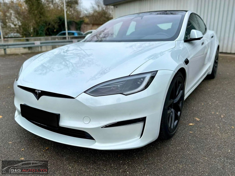 Tesla Model S PLAID/1020HP/TRI-MOTOR/PANO/AWD/755, снимка 1 - Автомобили и джипове - 46349863