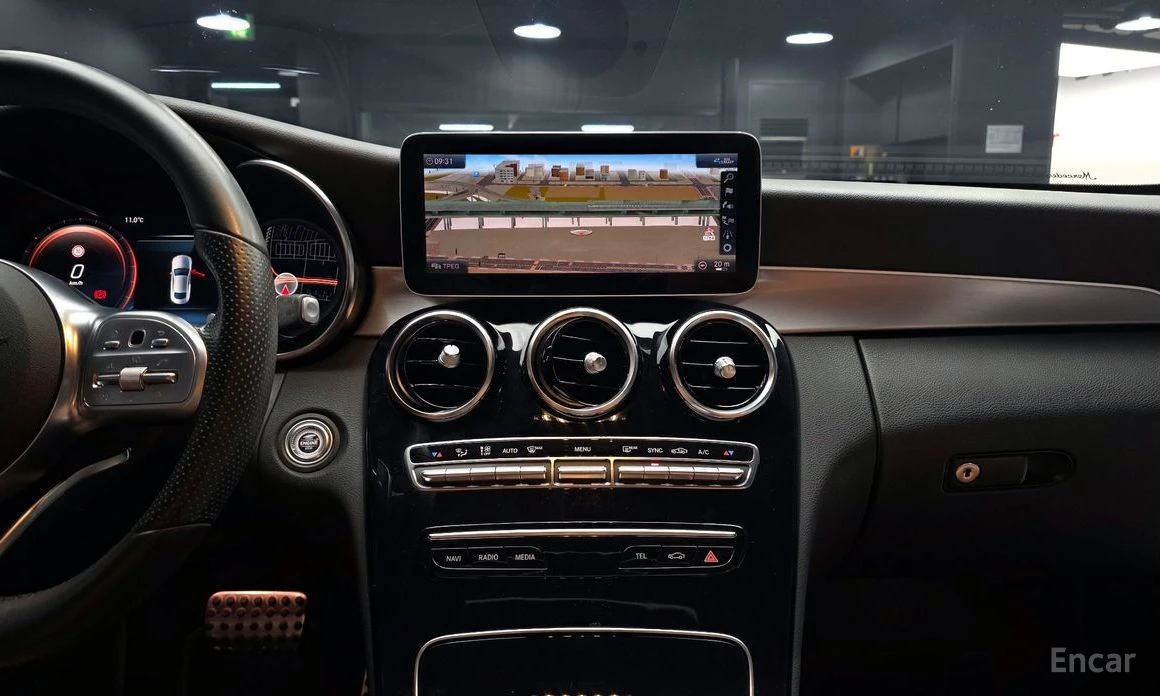 Mercedes-Benz C 200 AMG PACK* DIGITAL* HEAD-UP* SUNROOF* KEYLESS* ПАМЕ, снимка 12 - Автомобили и джипове - 53972420